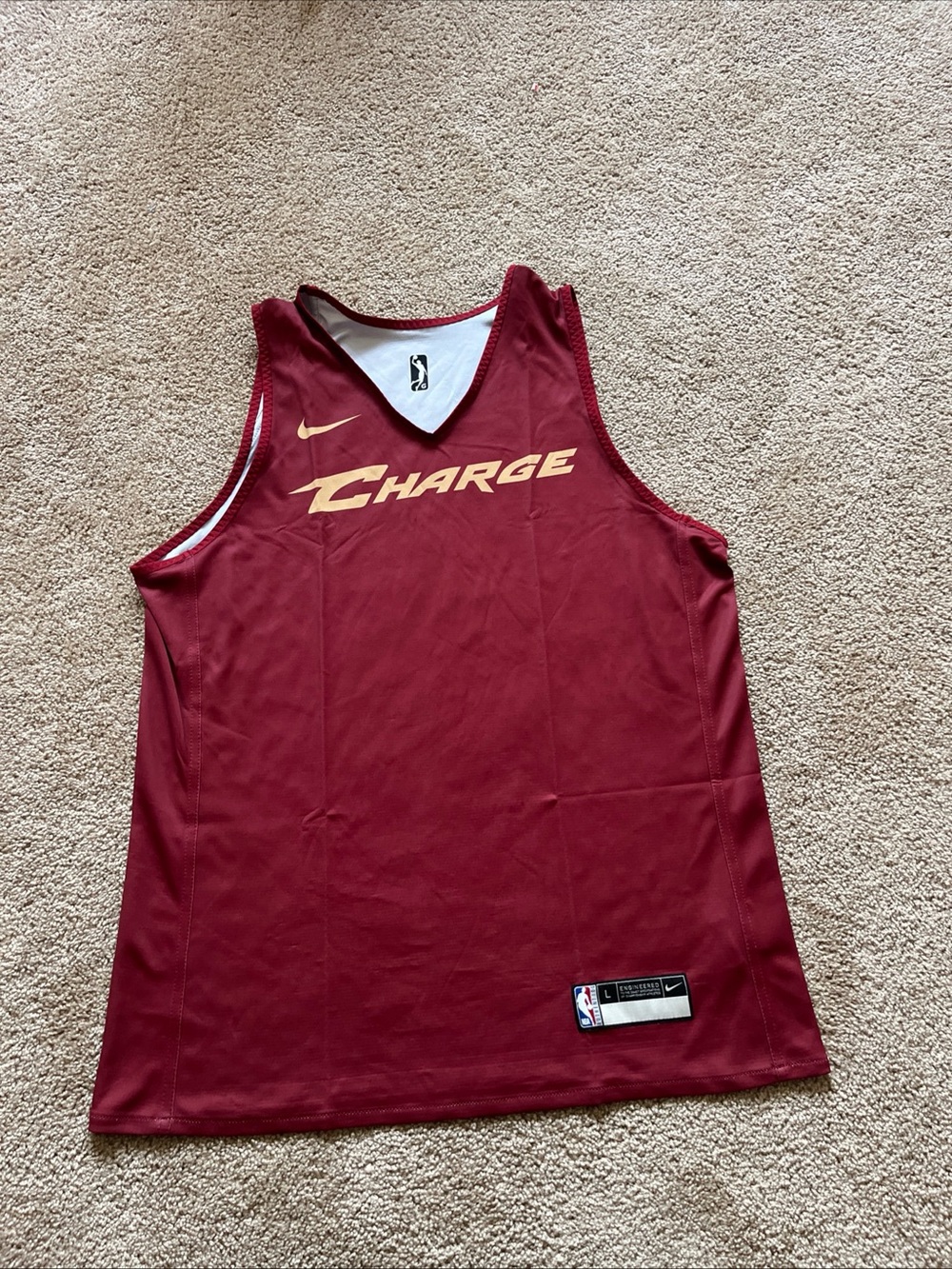 Cavs Nike nba practice reversible jersey